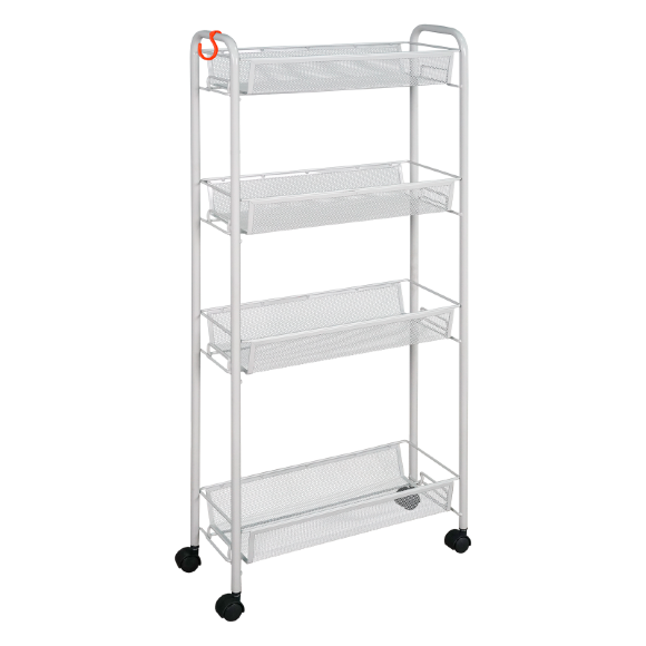 Этажерка Ладья 14К 4-х секцион.серый