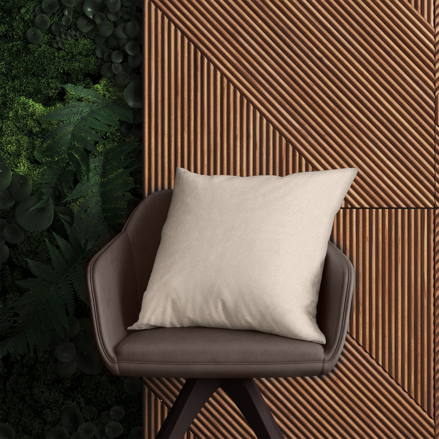 Подушка ВН 40/40 ПЭСТ/рогожка жемчуг 74 777032