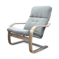 Кресло Сайма ткань Фреш 12 Светло-серый/Шимо