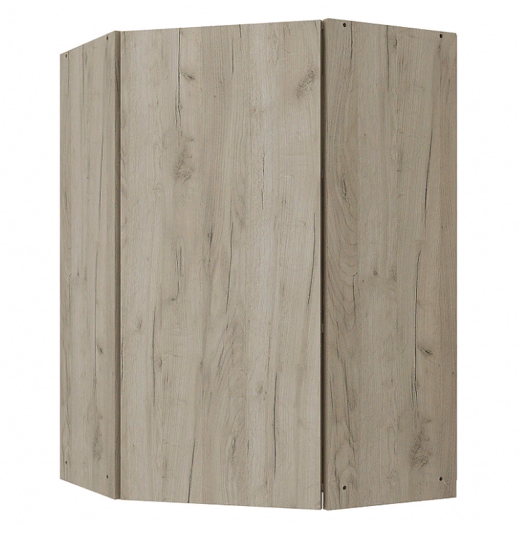 Сан-Ремо 454.30 Шкаф навесной угловой Дуб крафт серый