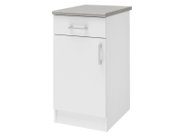 Уют СТЛ.275.03 Шкаф напольный 40 Белый/Белый