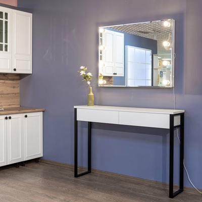 Консоль Сити-мини Белый/Черный