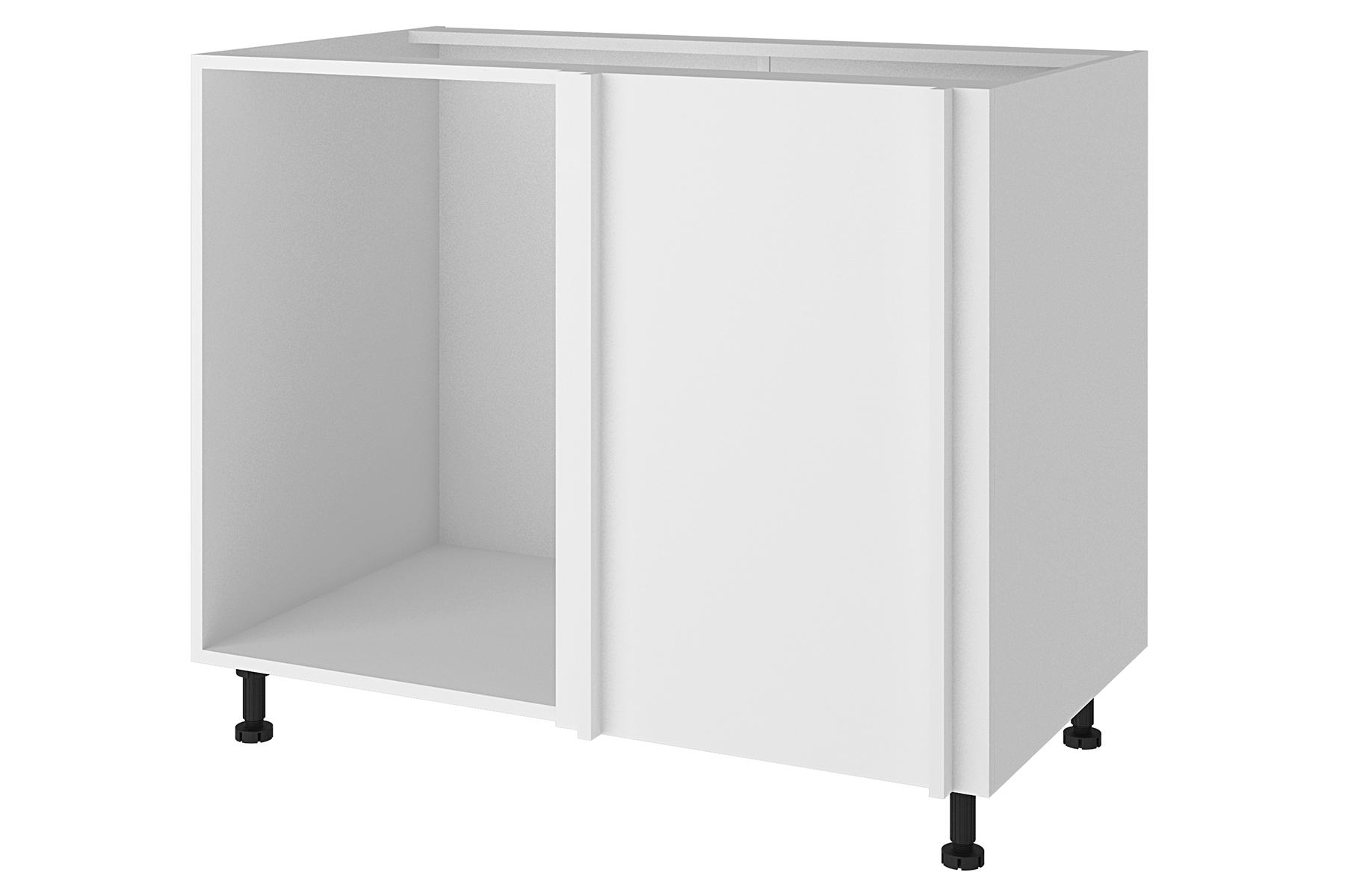 Тумба угловая 82*100 Белый  ТУЦ  