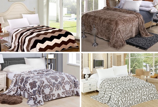  Плед  Велсофт набивной  1,5 сп. Ночь нежна