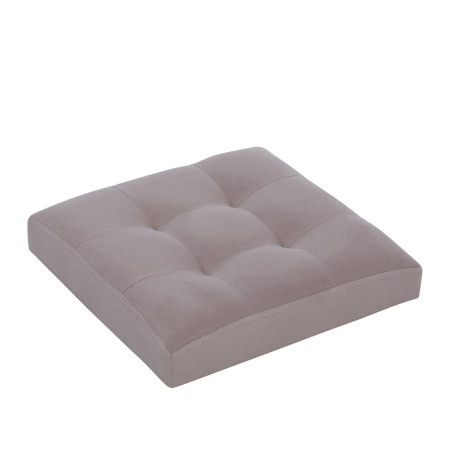 Пуф Leset Плуто складной с крышкой, велюр серый  VELUTTO 08