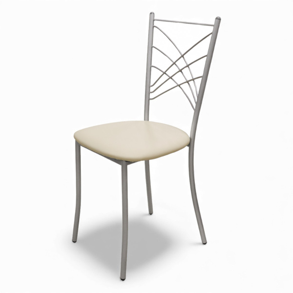 Стул ЕСЕЙ ЛАЙТ металлик, винил №Д1 бежевый