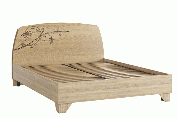 Виктория-1 Кровать 1600*2000 9 (с основанием)  SPV-2.04.0739 дуб сонома