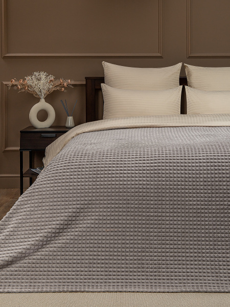 Плед фланель кубики лёгкий 150*200 см 95857