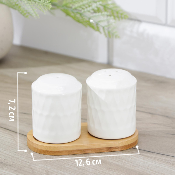 Набор для специй на дерев  2 шт "Bella Tenero.5478708