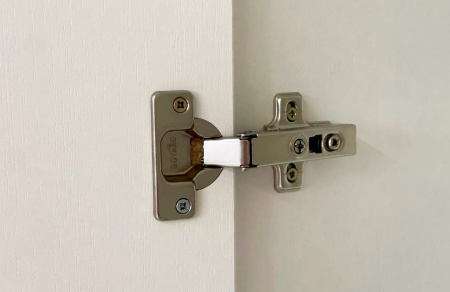 Ева Антресоль 3дв/117.01/Белое дерево/Белый матовый