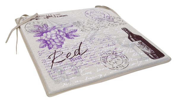 Сиденье  для стула 39*39 Виннная тема СТ-Ш