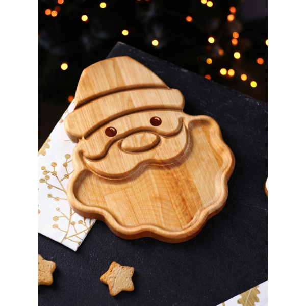 Менажница Adelica «Новогодний Дед Мороз», 28×22×1,8 см