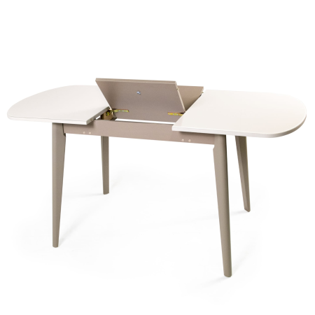 Стол Кристалл -2,1100(390)700, Стекло (латте)