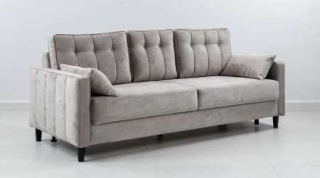 Диван "Арно" Арт.ТД 563 Лаки 02 (сер жемч.), Лаки 02, Vertical 910 мол-серый