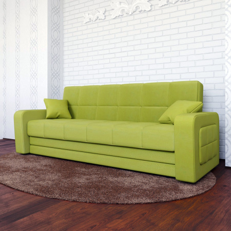 Диван-кровать "Лидер 3/1" Cabrio 6 зелёный
