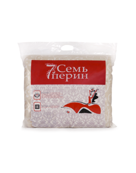 Наматрасник с фиксатором 7 Перин шерсть 160*200 см   