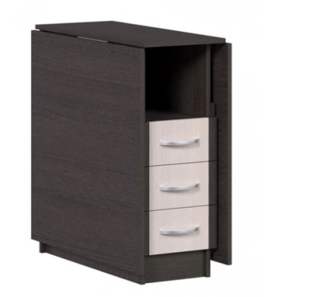 Стол-книжка с ящиками на 300 Венге/венге+сосна лоред