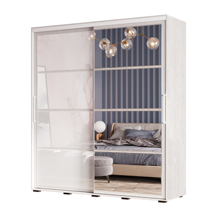 Шкаф-купе Крафт-6 1962*594*2176 Ясень белый