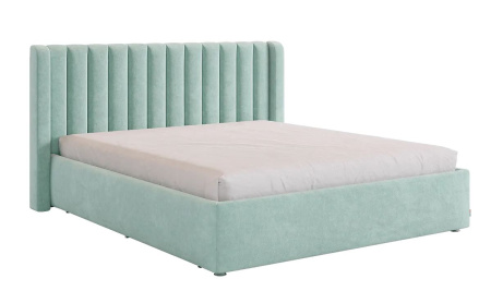Ева Кровать 1600*2000 с основанием/Мята велюр