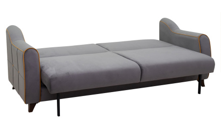 Диван "Френсис" ТД 259 Кварц серый/Амиго еллоу