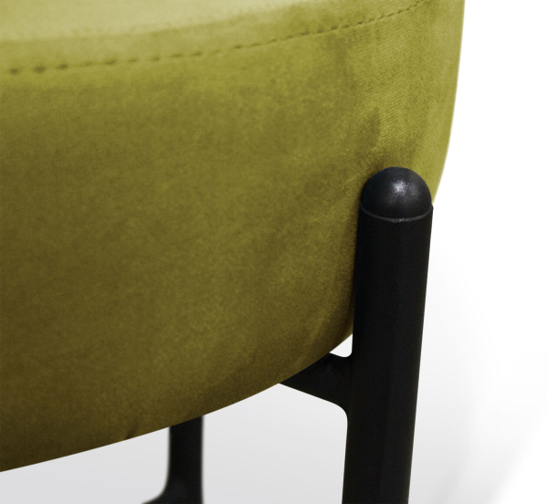 Банкетка SHT-B4 Фисташковый/Черный муар