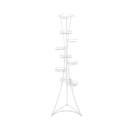Подставка д/цветов "Стелла 9" (Белое сер,Белый) ПДЦ 91
