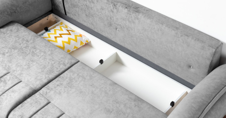 Диван "Дорис"  Арт. ТД 560 Everest Steel (серый) 