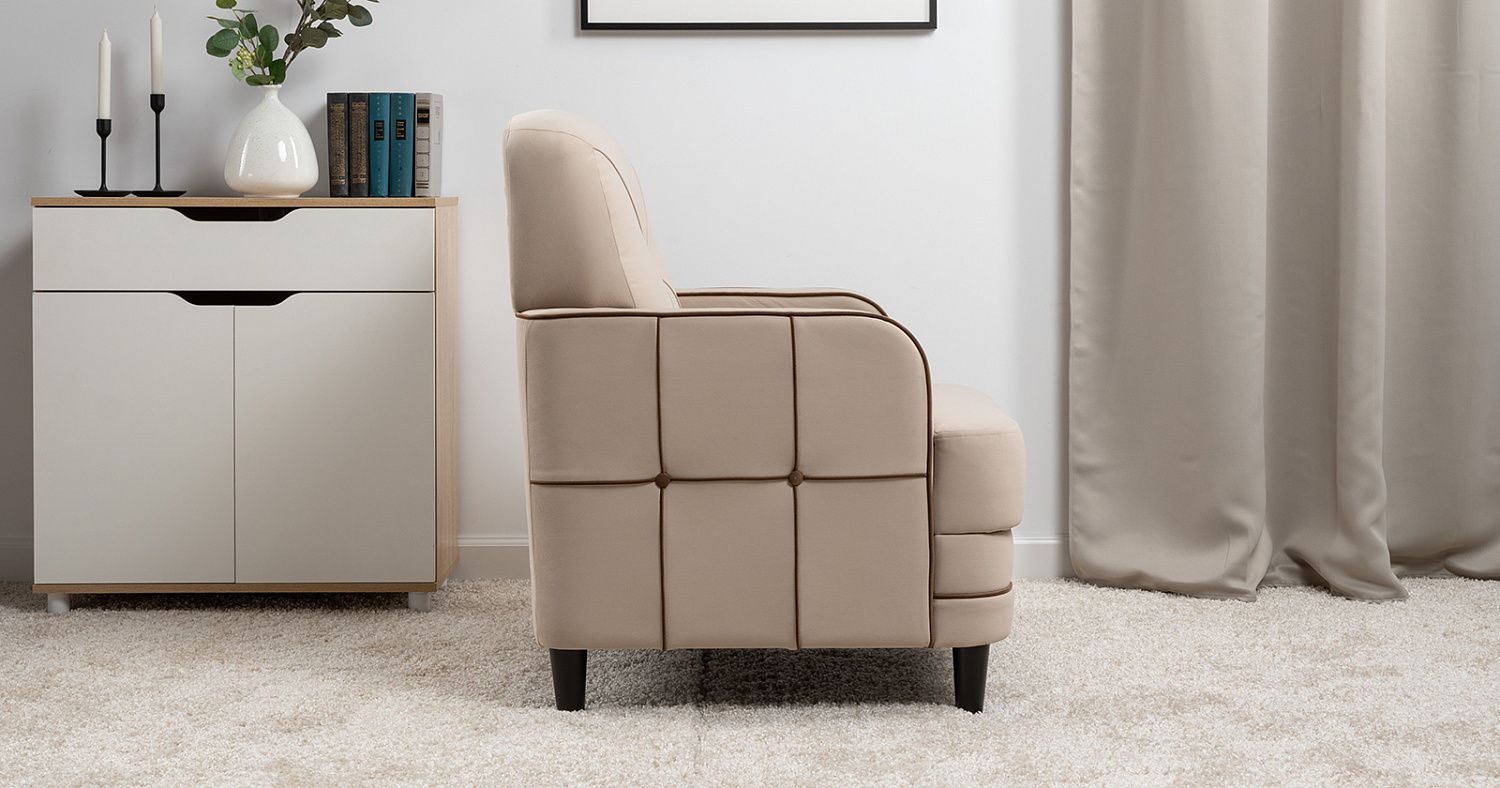 Кресло "Черри" Арт.Н ТК 284 IRIDA 02 (св-бежевый) 