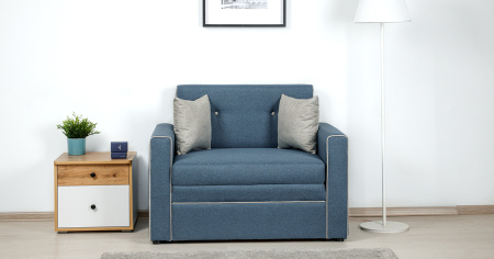 Диван малогабаритный "Найс (85)" ТД 114/5 Тесла деним