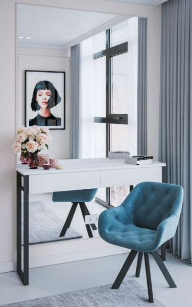 Консоль Сити-мини Белый/Черный