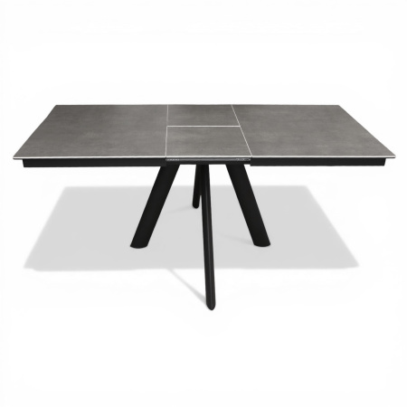 Обеденный стол Киото-1С 140х85 Чёрный/черный