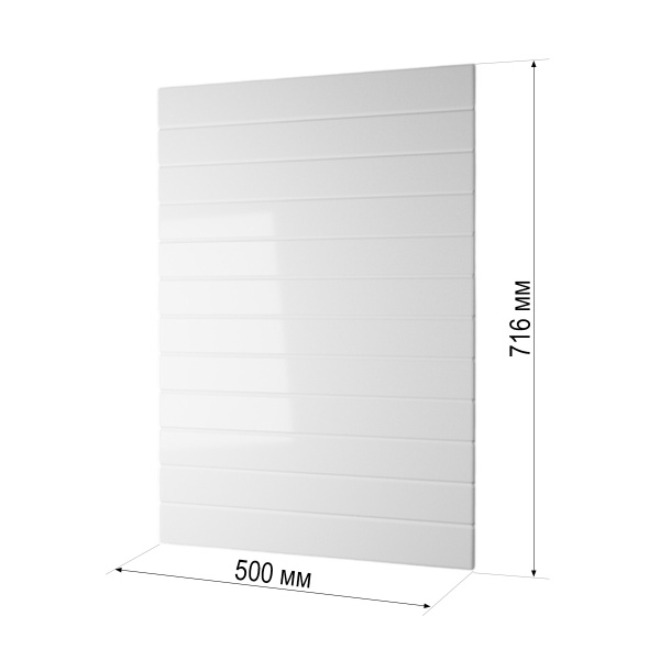 Фасад БЕЛЫЙ ГЛЯНЕЦ 500