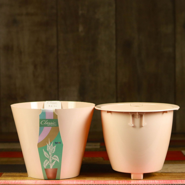 Кашпо "Классика" (3л.) Цв. Пудровый (Арт. КШ-9016)