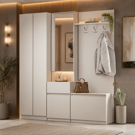 Распашной шкаф Лофт 60*35*210 Кашемир