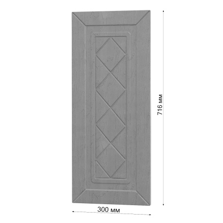 Фасад РОМБ серый 300