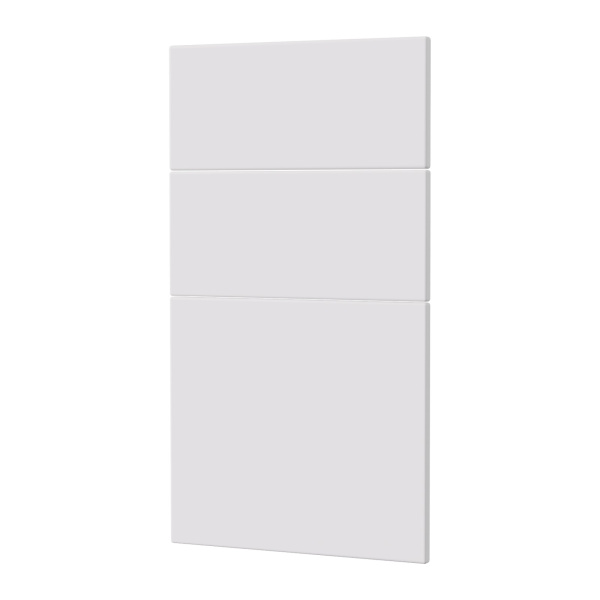 Фасад БЕЛЫЙ МАТОВЫЙ 3 ящика 400