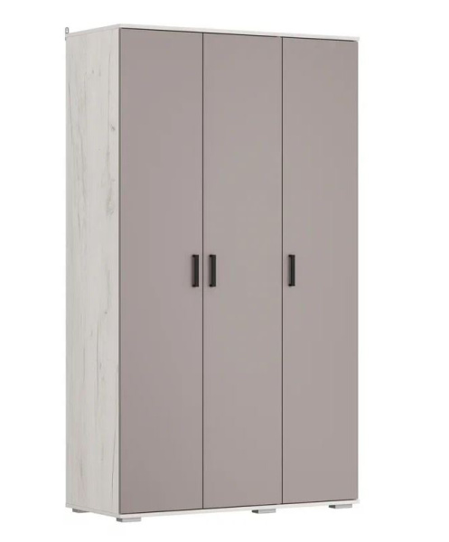 Ультра Шкаф  УЛЬТРА ШР-3  крафт белый/глиняный серый