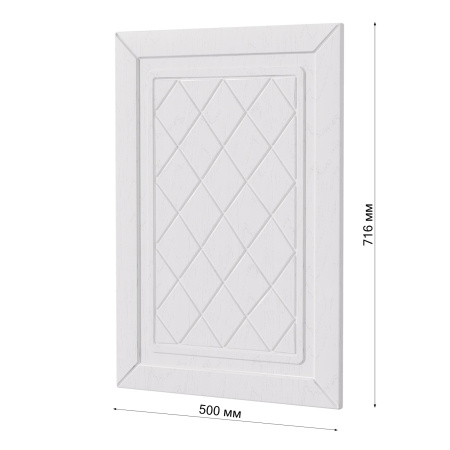 Фасад РОМБ белый 500