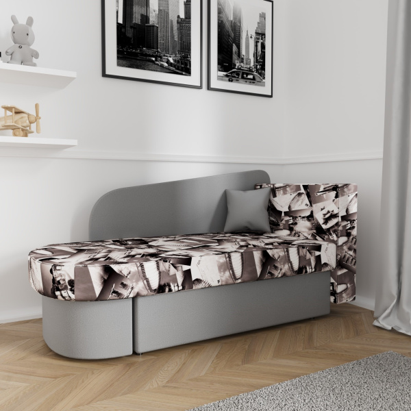 Диван-кровать "Лидер 1"  СITY MY 005 C-1 Cabrio 4 ЛЕВАЯ