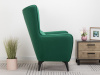 Кресло "Феличе" Арт. ТК 529 Velutto 33 (темно-зеленый малахитовый)