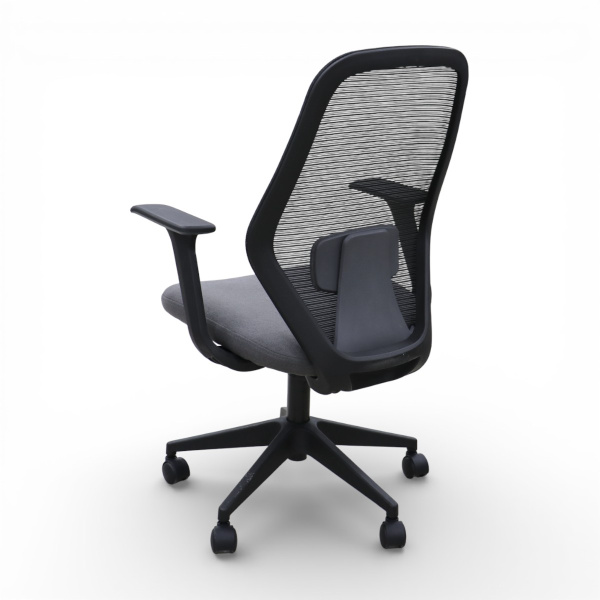 Кресло офисное 8349MB-BK тканьYKX-YSW-40-1-MT/YKX-XS3-21-BL Газлифт.нейлон