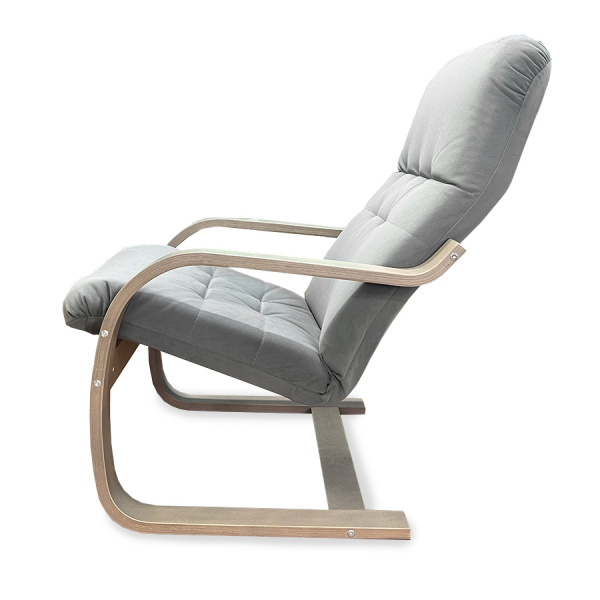 Кресло Сайма ткань Фреш 12 Светло-серый/Шимо