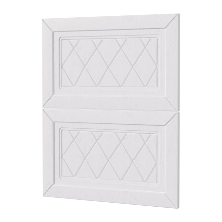 Фасад РОМБ белый 2 ящика 600