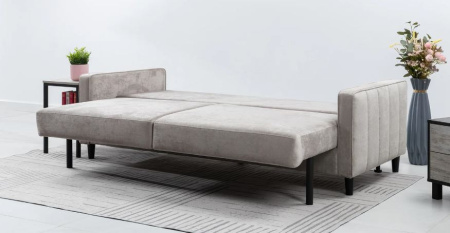 Диван "Арно" Арт.ТД 563 Лаки 02 (сер жемч.), Лаки 02, Vertical 910 мол-серый