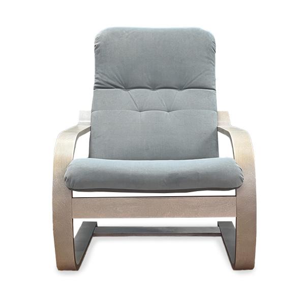 Кресло Сайма ткань Фреш 12 Светло-серый/Шимо